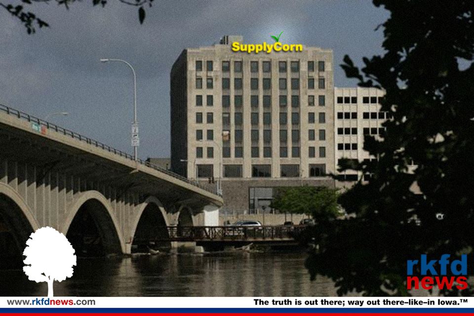 SupplyCorn, relocated their Iowa business to downtown Rockford, IL. It overlooks the beautiful brown Rock River.