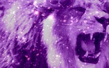 Purple Lion Attacks Children