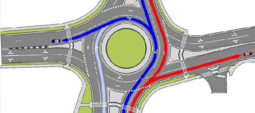 North Main & Auburn Streets Roundabout Driving Tips