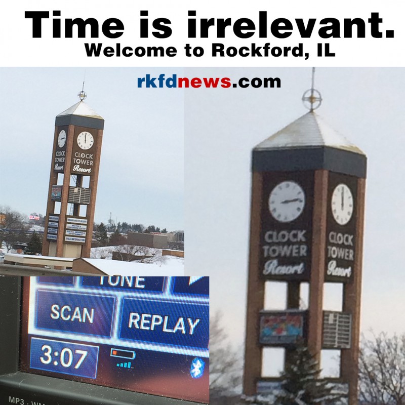 Time is Irrelevant.  Welcome to Rockford, IL