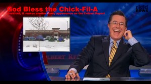 God Bless The Chick-Fil-A Song About Rockford Debuts on Colbert Report