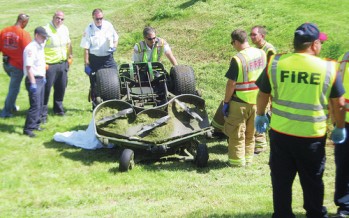 MAN LOSES BOTH ARMS IN FREAK LAWNMOWER ACCIDENT
