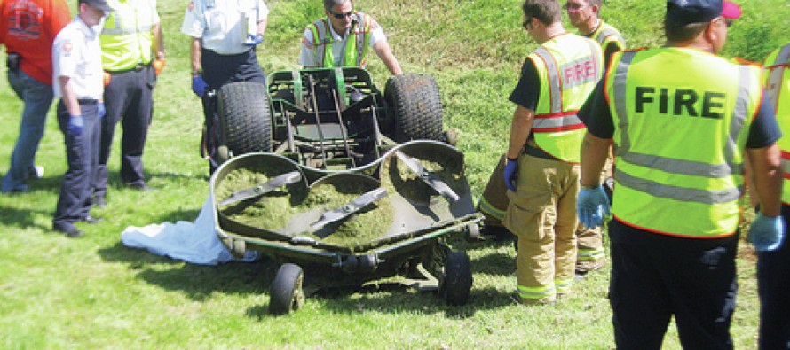 MAN LOSES BOTH ARMS IN FREAK LAWNMOWER ACCIDENT