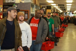 people waiting for just a single bottle of Bourbon County Stout.