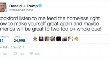 Trump Tweets to Rockford: Start Feeding Homeless Now