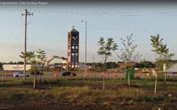 Rockford Clock Tower Finally Demolished After Years of Telling The Wrong Time